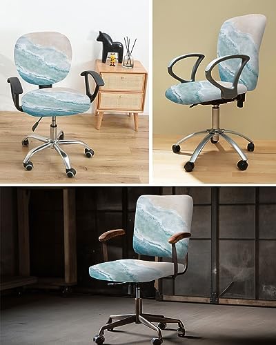 LiDU Aqua Beach Office Chair Slipcover Protector