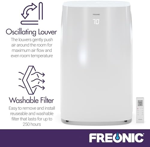 Freonic FHCP081AKR 8150 BTU Portable Air Conditioner White