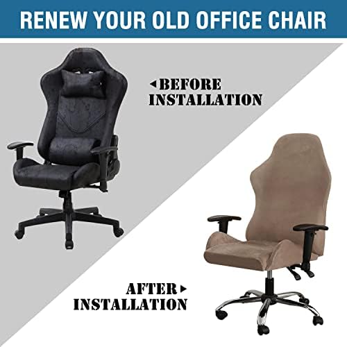 HVERSAILTEX Velvet Gaming Chair Covers 2 Piece