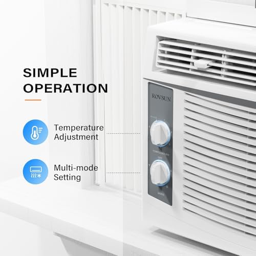 ROVSUN 5000 BTU Window Air Conditioner White
