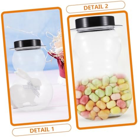 2pcs Reusable Snowman Candy Bottles for Christmas Parties