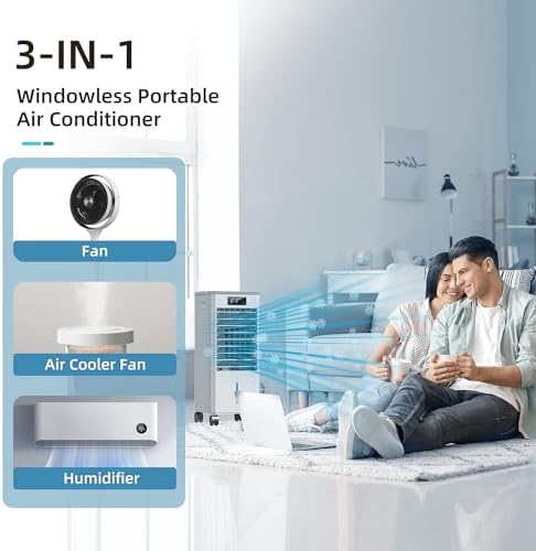 Feculs Official Portable Air Conditioner 3-in-1 with Child Lock