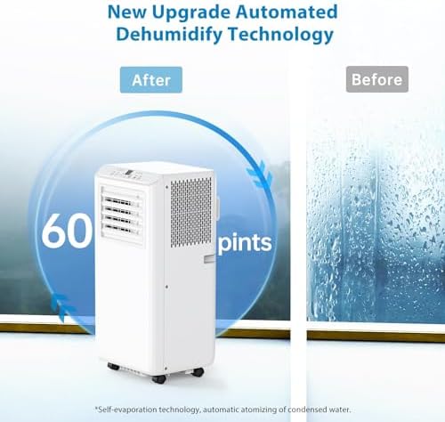 Takywep 10000 BTU Portable AC Unit with Dehumidifier and Fan