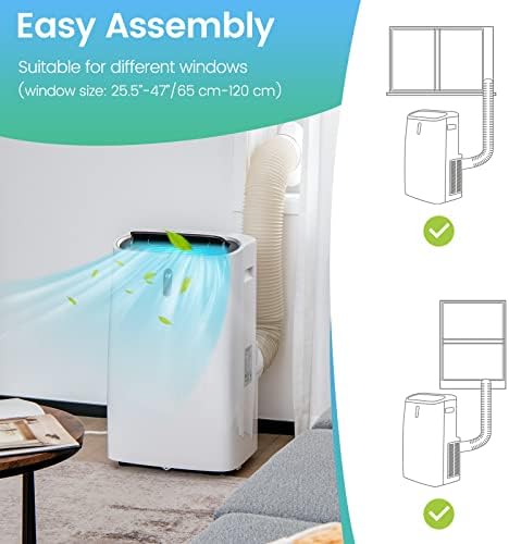 DORTALA 12000 BTU 4-in-1 AC Unit with Heater and Dehumidifier