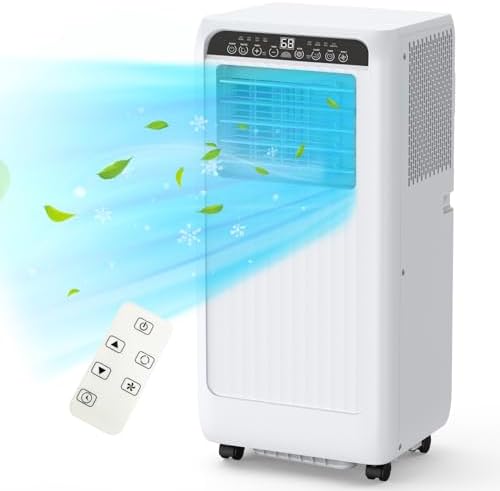 GAOMON 8000 BTU Portable AC Unit with Remote Control and Window Kit