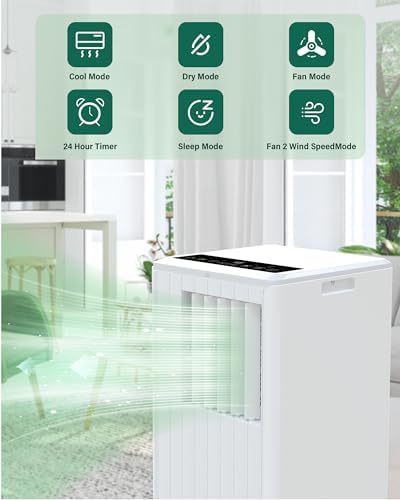 KYBOLT 8000 BTU Portable AC Unit with Remote Control