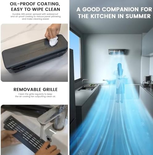Portable Wireless Wall Mounted Air Conditioner with 6000mah Battery