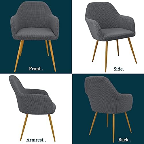 Yonus Dining Chair Slipcovers for Living Room 1 Grey