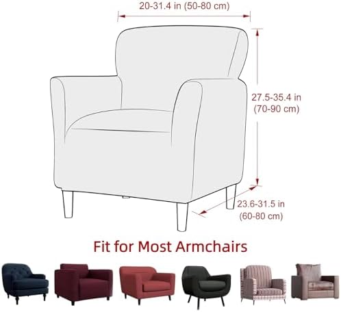Elehealthy Stretch Chair Covers for Armchair and Sofa