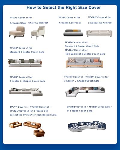 AIVIA Couch Cover Sheet Blanket for 3 Cushion Sofa