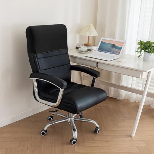 Stretch Office Chair Headrest Cover Black
