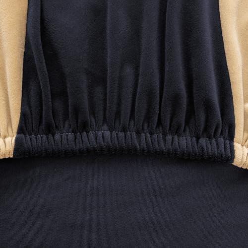 Gaming Chair Slipcovers Velvet Spandex Set Navy