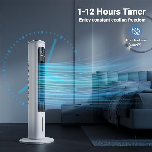 3-in-1 Portable Air Cooler Tower Fan with Remote Control
