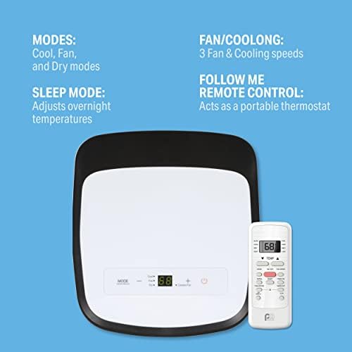 PerfectAire 2PORT10000A 10000 BTU Portable AC with Remote