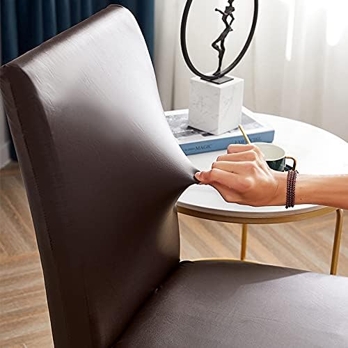 Shukii Stretch Dining Chair Covers Set of 2 Coffee
