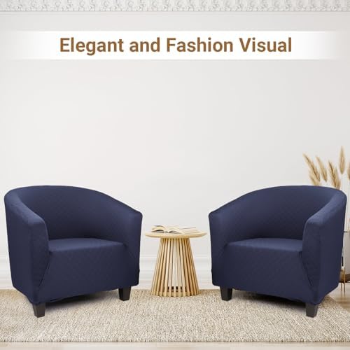 Treaful Club Chair Slipcover with Elastic Removable Cover
