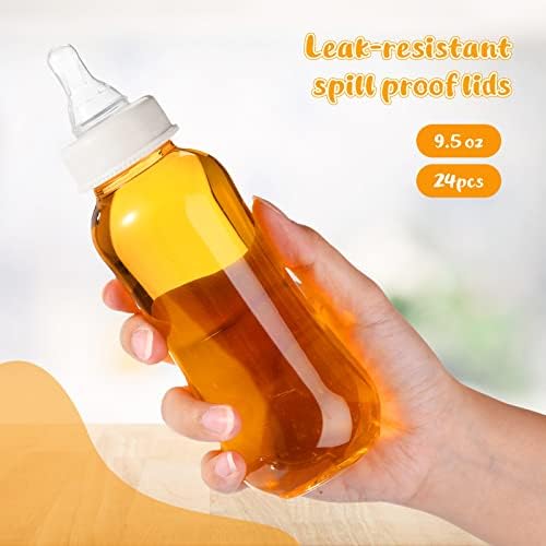 Norme 24 Pcs Baby Shower Bottles White