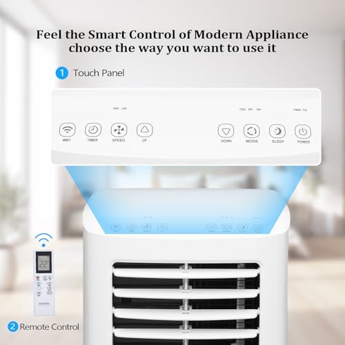 ROVSUN 8000 BTU Portable AC with Remote 3-in-1 Unit
