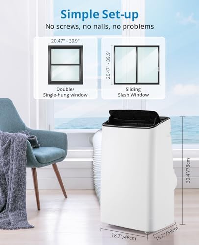 14000 BTUs Portable Air Conditioner for 700 Sq Ft Room