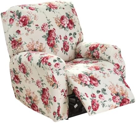 HAOYONG Recliner Chair Covers 4 Piece Set for Recliner Furniture