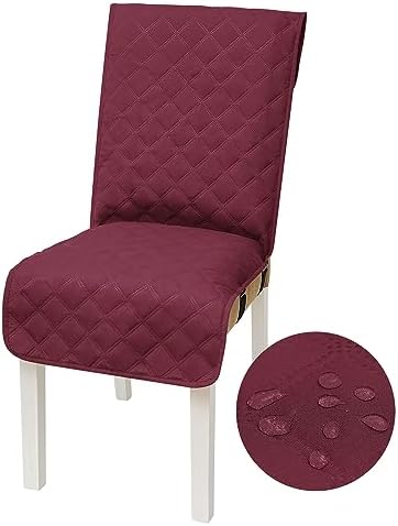 Yonus Waterproof Dining Chair Cover with Anti-Slip Buckle