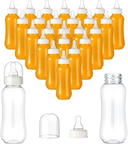 Norme 24 Pcs Baby Shower Bottles White