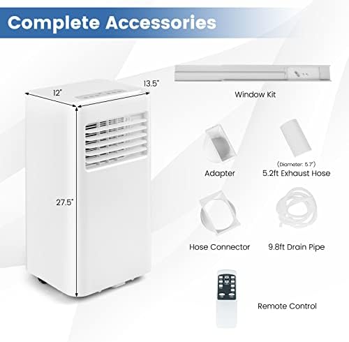 ARLIME Portable AC Unit 8000 BTU for Room Cooling