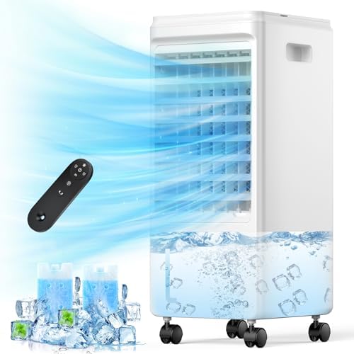 Slkdrft Portable AC with 4 Modes and 80 Degree Oscillation