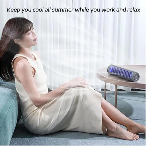 Glosrity Cooling Ace Portable AC - 3 Speeds USB Rechargeable Gray