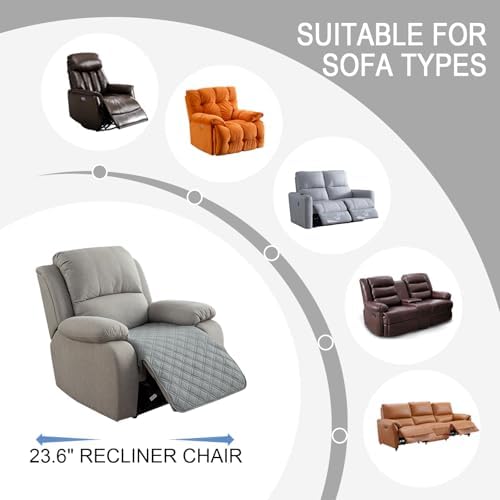 Genina Waterproof Recliner Chair Cover for Pets