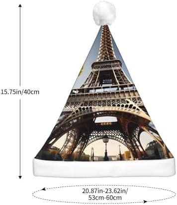 Cityscape Paris Eiffel Tower Christmas Hat with LED Lights