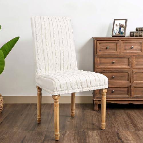 Treory Cream Boho Dining Chair Covers