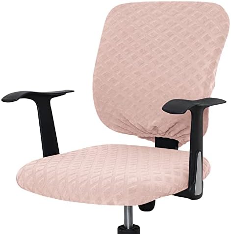 Celevingne Office Chair Cover Pink with Backrest