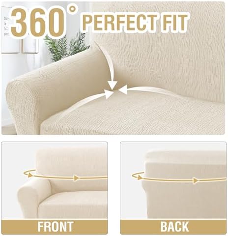 HVERSAILTEX Waterproof Sofa Slipcover with Elastic Bottom