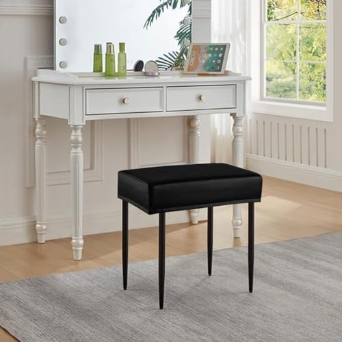 Levoberg Black Rectangular Bar Stool Cover