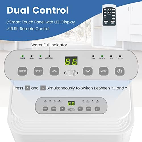ARLIME Portable AC Unit 8000 BTU for Room Cooling