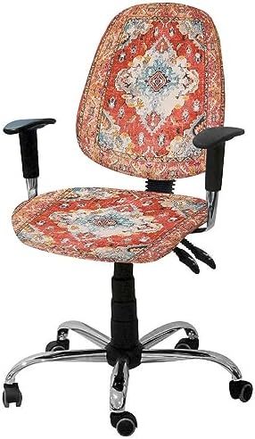Double Love Red Abstract Boho Chair Covers Set