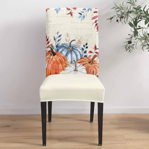 Savannan Thanksgiving Dining Chair Covers Set of 4