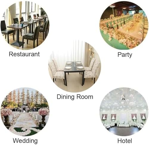 Dlmwell Stretch Chair Covers Set of 6 for Dining Room and Kitchen