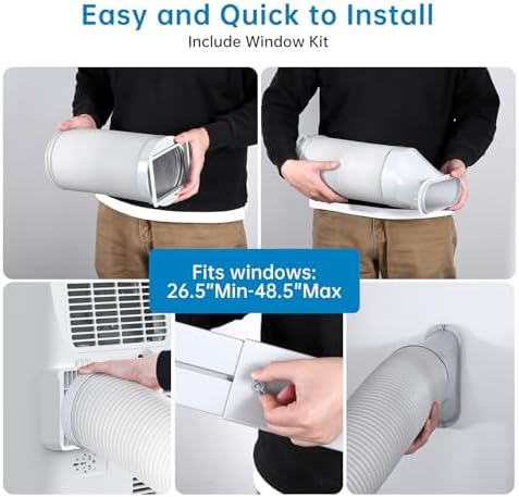 14000 BTU Portable Air Conditioner with Fan and Dehumidifier