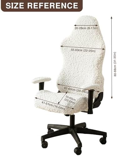 YAWARAKY Gaming Chair Slipcovers White