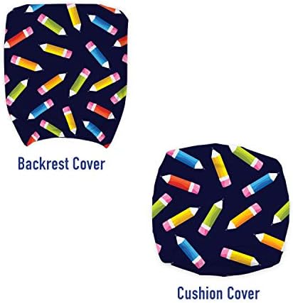 Ambesonne Office Chair Slipcover with Colorful Design