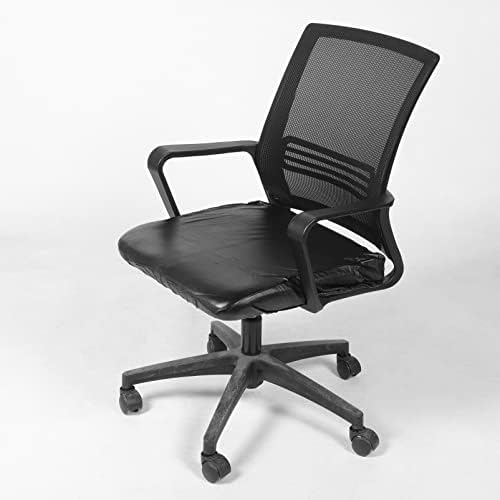 Garneck Waterproof Office Chair Seat Cover PU Leather Slipcover Stretchable Chair Cover