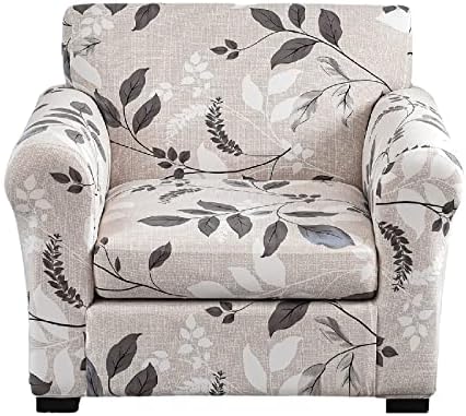 KRFOONN 2 Piece Sofa Slipcover with Elastic Bottom for Living Room