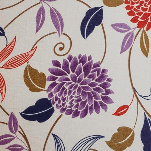 FORCHEER Wingback Chair Covers Set of 2 Floral Stretch Slipcover with Arms