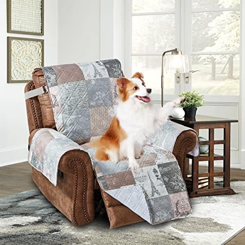 Brilliant Sunshine Recliner Slip Cover with Patchwork Design