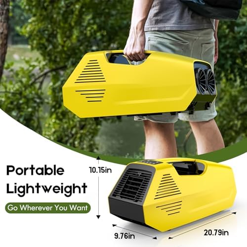 Pluralla Portable AC 2380BTU Rapid Cooling Yellow