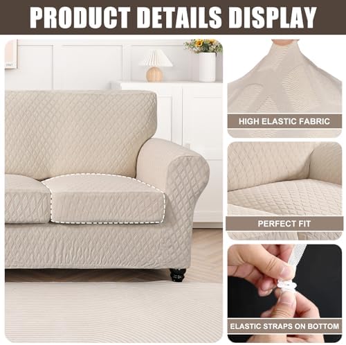 SearchI 2 Piece Armchair Slipcover with Cushion Cover