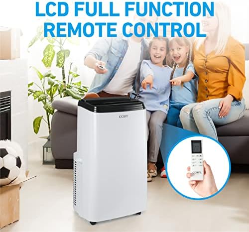 Coby CBPAC815 3-in-1 AC Unit Dehumidifier Fan 12000 BTU White