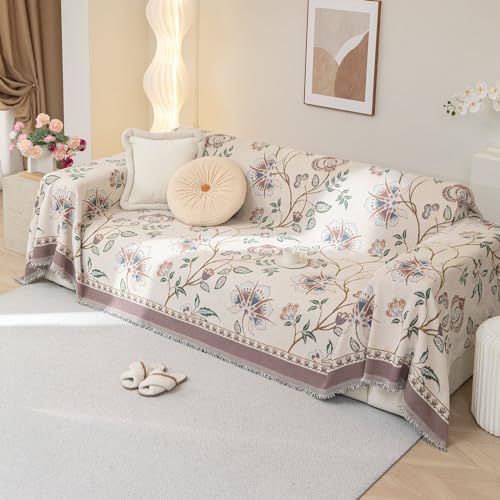 HANDONTIME French Floral Sofa Cover for Dogs